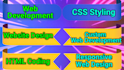 make all those designs which are included in html javascript and CSS