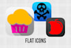 create a cool flat icon