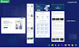 be your frontend web developer using react, HTML, CSS, bootstrap, and javascript