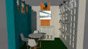 3d exhibition booth, stand, and exhibition booth backdrop