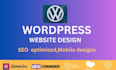 do wordpress website development and website design