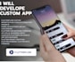 do flutterflow app development, design mobile app,