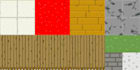create high detail 2d pixel art game tile pallets