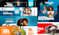 create creative web banner for website ,header and social media or ads