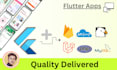 be a flutter app developer for ios, android firebase app