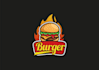 design burger logo, pizza, restaurant