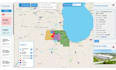 develop an interactive web map using react, mapbox, leaflet