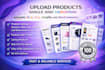 do amazon ebay  walmart, shopify bulk product listing bulk upload add product
