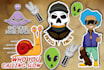 create custom sticker, label, badge, patch design