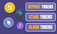 build staking dapp, pump fun, web3 launchpad dapp for erc20, bep20, spl token