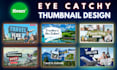 design eye catching canva youtube thumbnail templates in 1 hour