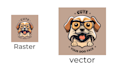 do vector tracing image as high resolution raster to vector