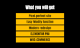 convert figma or wix to wordpress or revamp or copy website with elementor