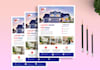 design a creative luxury elegant real estate flyer brochure
