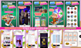 design mobile application screenshots for play store, app store