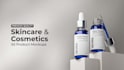 create custom skincare and cosmetic mockups and 3d renders
