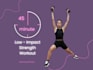 give live strength group class, fitness instructor