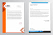 design professional letterhead for your company