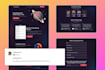 design, landing page, figma, mobile, logo, ui ux, responsive, wordpress, editing