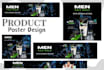 design unique and attractive product poster design