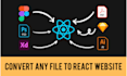 build responsive web apps using react javascript HTML CSS