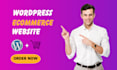 design woocommerce website or ecommerce website