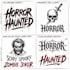 create scary,horror,spooky name text ,animal,faces,skull logo or stickers design