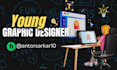 do fast and professional graphic design