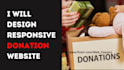 create charity ngo non profit donation website donation landing page ngo website