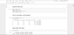 do data analysis in python,by using jupyter notebook , colab