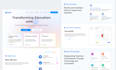 do responsive edtech website and saas landing page UI UX design in figma