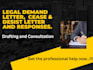 draft contracts, agreements and legal letters