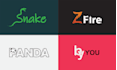 make custom type of font, text, wordmark logo design