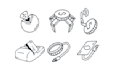 draw simple doodle icon, line art, illustration for you