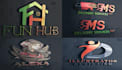 create professional logo design for business and socialmedia