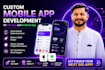 do custom mobile app development for ios app and android app