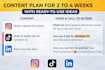 do a social media audit and strategy for instagram, tiktok and linkedin