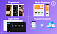 design modern UI UX for website, mobile app with free logo