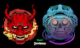draw unique custom dark art skull closeup illustrations