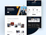 create website redesign,landing page, home page, in figma