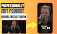 edit your podcast into short from video clips
