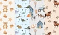 design unique seamless pattern for kids fabric etc,