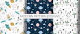 design unique seamless pattern for kids fabric etc,