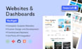 build responsive frontend websites with HTML, CSS, and react js