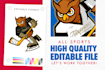 turn your idea into a marvelous professional logo for your team