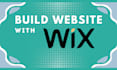 customize and redesign wix website