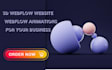 develop 3d webflow website animation, three js, 3d animated webflow website