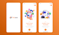 create splash screen, onboarding screen, or walkthrough screen design