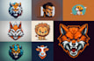 design a unique cartoon mascot logo