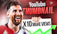 create a youtube thumbnail l miniatura